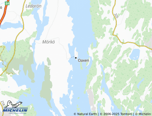 MICHELIN Oaxen map - ViaMichelin