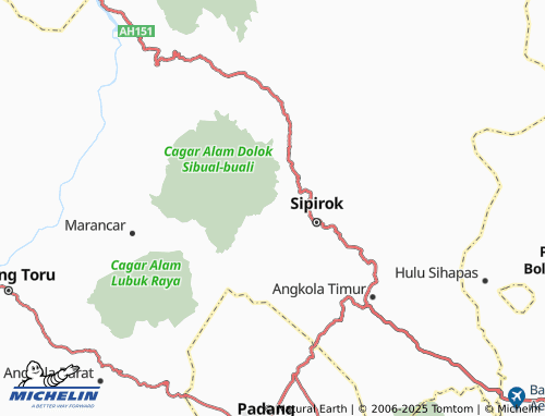 MICHELIN Sialaman map - ViaMichelin