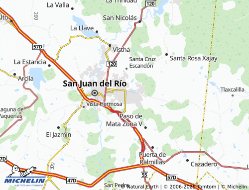 Carte MICHELIN Indeco, Pedregoso Comevi Banthi - ViaMichelin