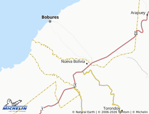 MICHELIN El Batey map - ViaMichelin