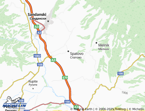 MICHELIN Hotovo map - ViaMichelin