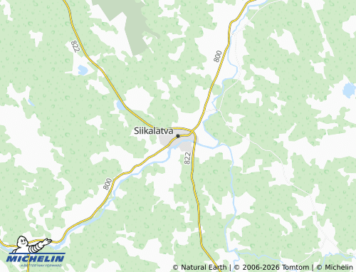 Carte MICHELIN Siikalatva - ViaMichelin