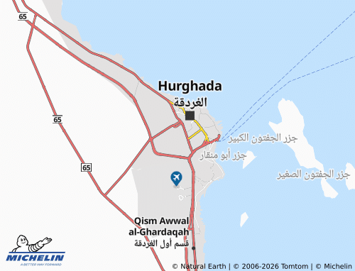 Mapa MICHELIN al-'Arab - ViaMichelin