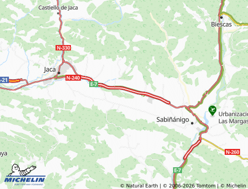 Mappa MICHELIN Orante - ViaMichelin