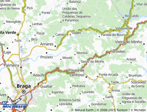 Mappa MICHELIN Lamas - ViaMichelin