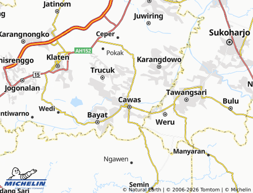 MICHELIN Pundungsari map - ViaMichelin