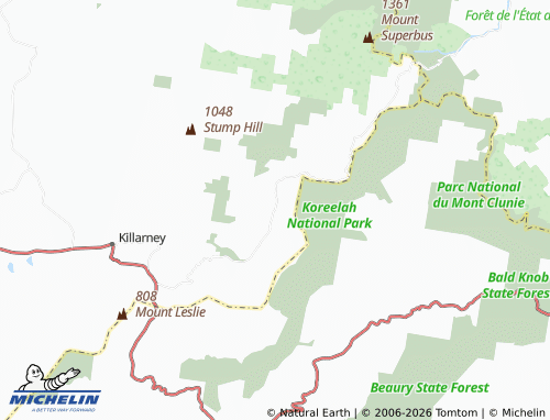 Mapa MICHELIN The Falls - ViaMichelin