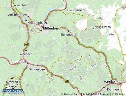 Mapa MICHELIN Schippach - ViaMichelin