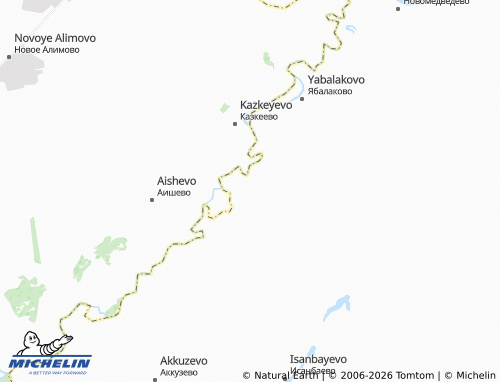 MICHELIN-Landkarte Ilishevo - ViaMichelin