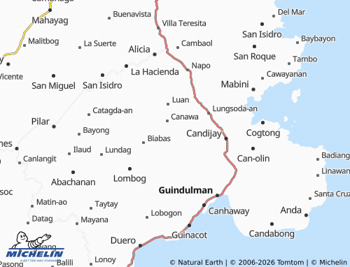 MICHELIN Tambongan map - ViaMichelin