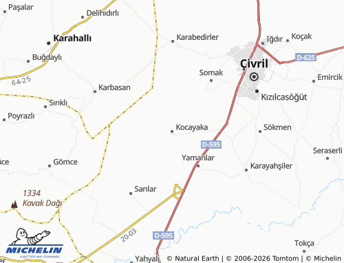 Mappa MICHELIN Kocayaka - ViaMichelin