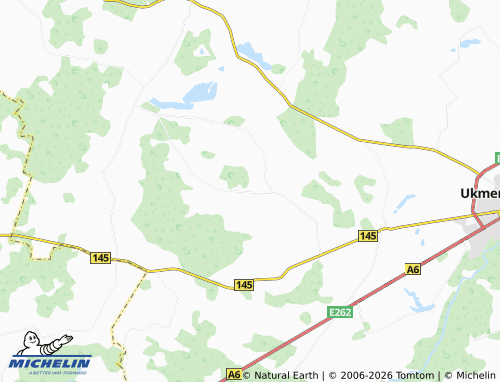 MICHELIN Atkočiai map - ViaMichelin