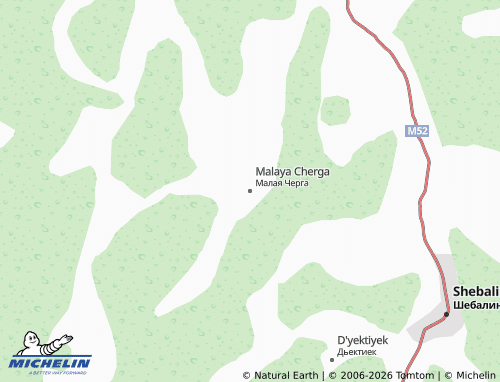 MICHELIN-Landkarte Malaya Cherga - ViaMichelin