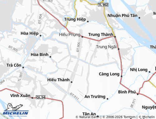 Mapa MICHELIN Hiếu Nhơn - ViaMichelin