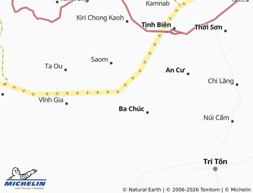Mapa MICHELIN Lạc Quới - ViaMichelin