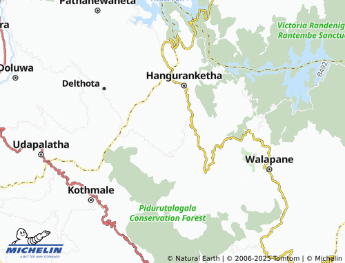 MICHELIN Wegama map - ViaMichelin