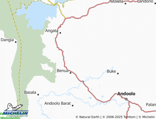 MICHELIN Awalo map - ViaMichelin