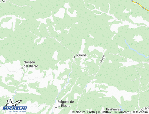 Carte MICHELIN Igüeña - ViaMichelin
