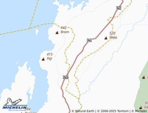 MICHELIN Dzoke map - ViaMichelin