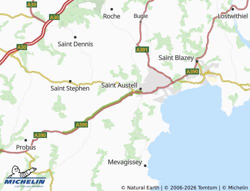 Carte MICHELIN Saint Mewan - ViaMichelin