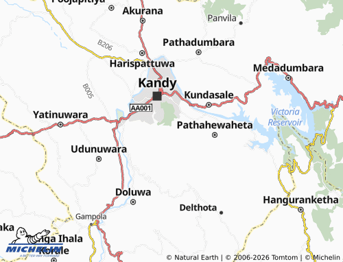 MICHELIN Galthenna map - ViaMichelin