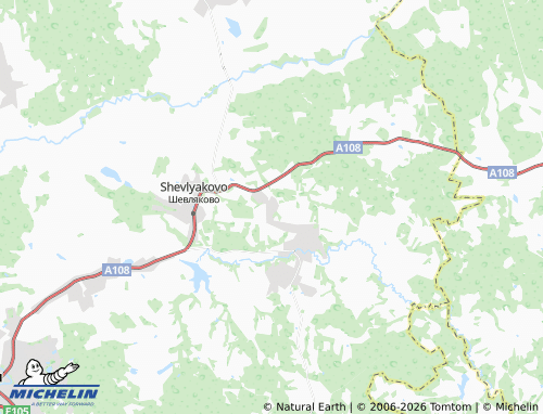 Carte MICHELIN Rusino - ViaMichelin