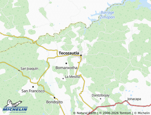 MICHELIN La Cruz map - ViaMichelin