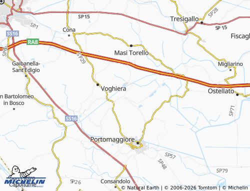 MICHELIN Gambulaga map - ViaMichelin