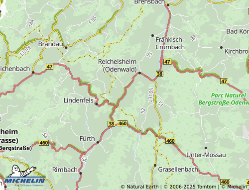 MICHELIN Gumpen map - ViaMichelin