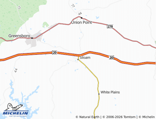 Mappa MICHELIN Siloam - ViaMichelin