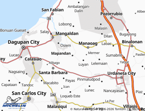 MICHELIN Mapandan map - ViaMichelin
