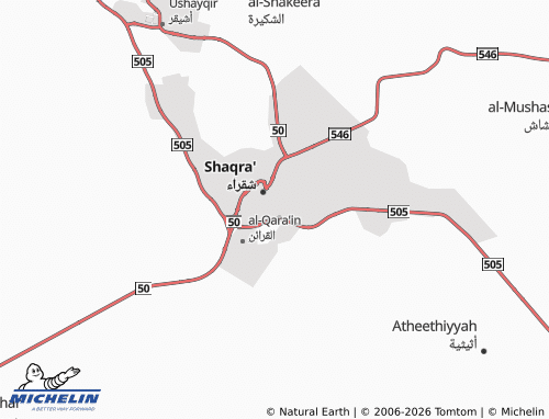 MICHELIN-Landkarte al-Khazzan - ViaMichelin