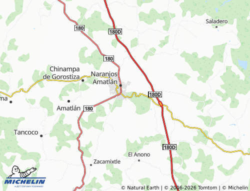 MICHELIN Adalberto Tejeda map - ViaMichelin