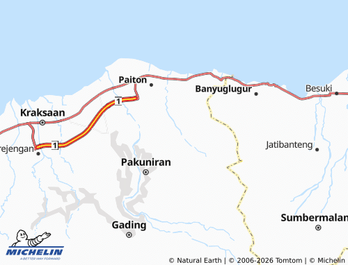 MICHELIN-Landkarte Sambirampak Lor - ViaMichelin