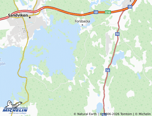 Mapa MICHELIN Brunnsvik - ViaMichelin