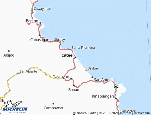 MICHELIN Cateel map - ViaMichelin