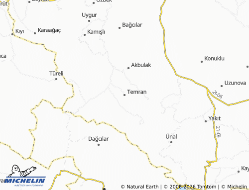 Mapa MICHELIN Temran - ViaMichelin