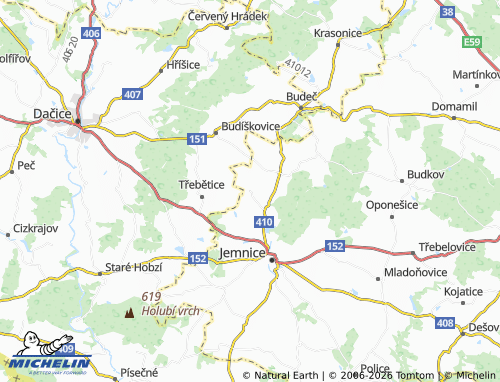 Mappa MICHELIN Louka - ViaMichelin