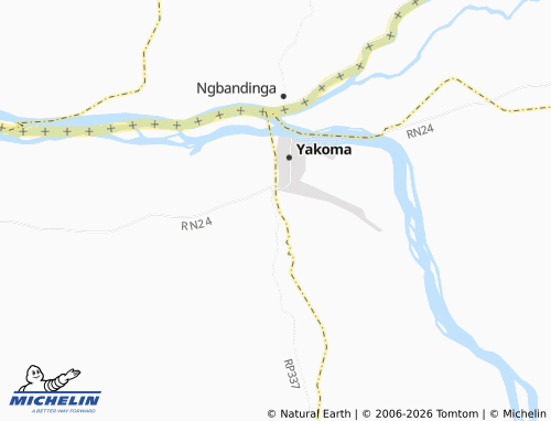 Mappa MICHELIN Sanga - ViaMichelin