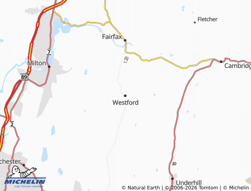 Carte MICHELIN Westford - ViaMichelin