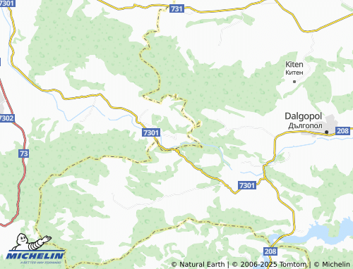 Kaart MICHELIN Cherni vrah - ViaMichelin