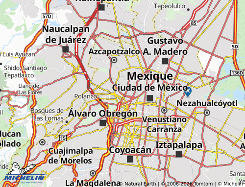 Mapa MICHELIN Tlaxpana - ViaMichelin