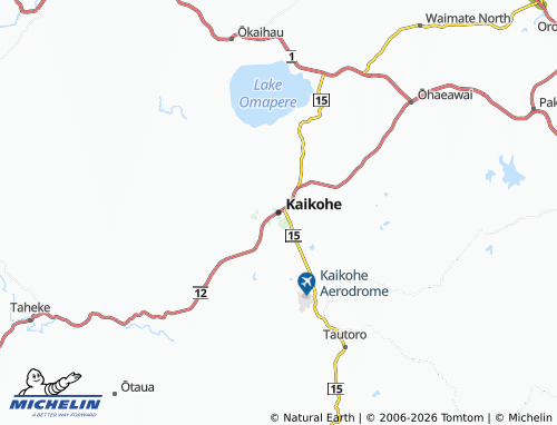 Mapa MICHELIN Kaikohe - ViaMichelin