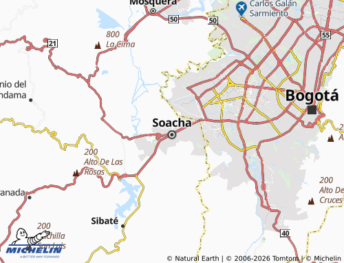 Mappa MICHELIN Bochica - ViaMichelin