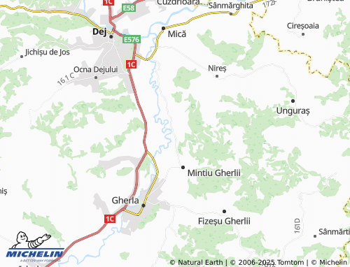 MICHELIN Petrești map - ViaMichelin
