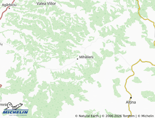 Mapa MICHELIN Mihăileni - ViaMichelin