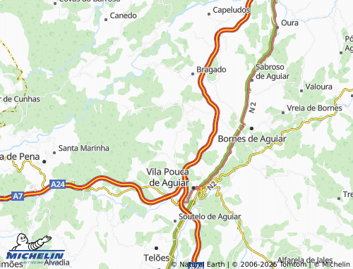 Carte MICHELIN Cabanas - ViaMichelin