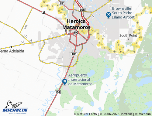 Mapa MICHELIN Expofiesta Oriente - ViaMichelin