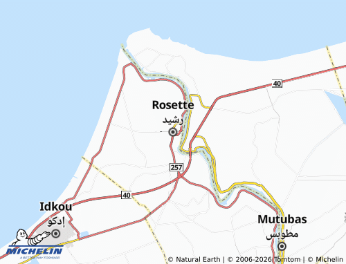 MICHELIN Rosetta map - ViaMichelin