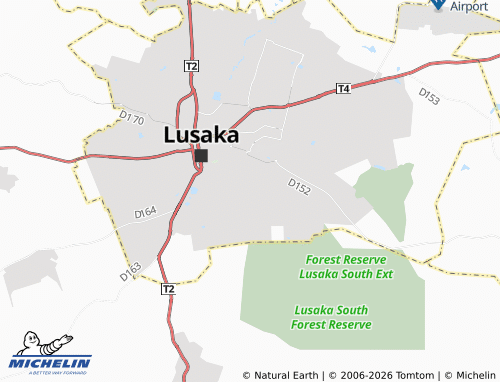 MICHELIN Libala map - ViaMichelin